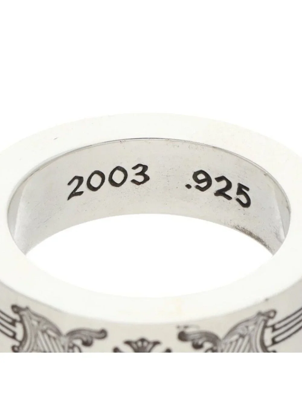 Chrome Hearts Spacer Dagger Silver Ring
